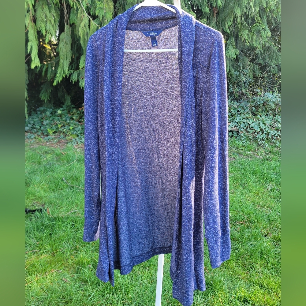 Great Northwest Indigo Blue Women's Cardigan - Picture 6 of 6